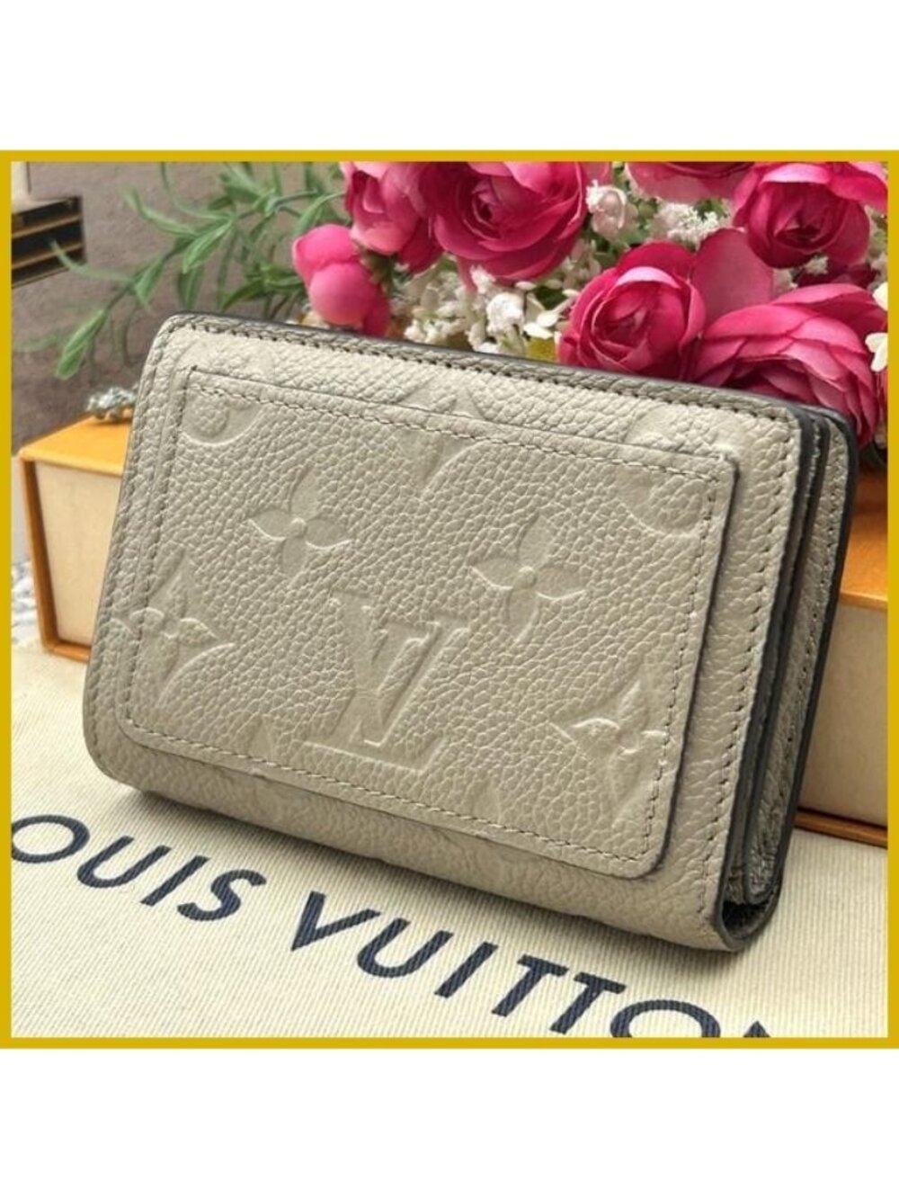 Louis Vuitton Monogram Empreinte Portefeuille Clair Wallet